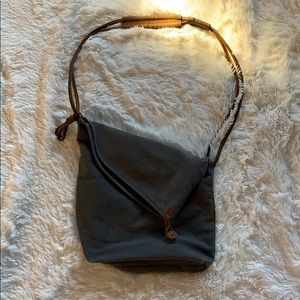 Canvas crossbody bag